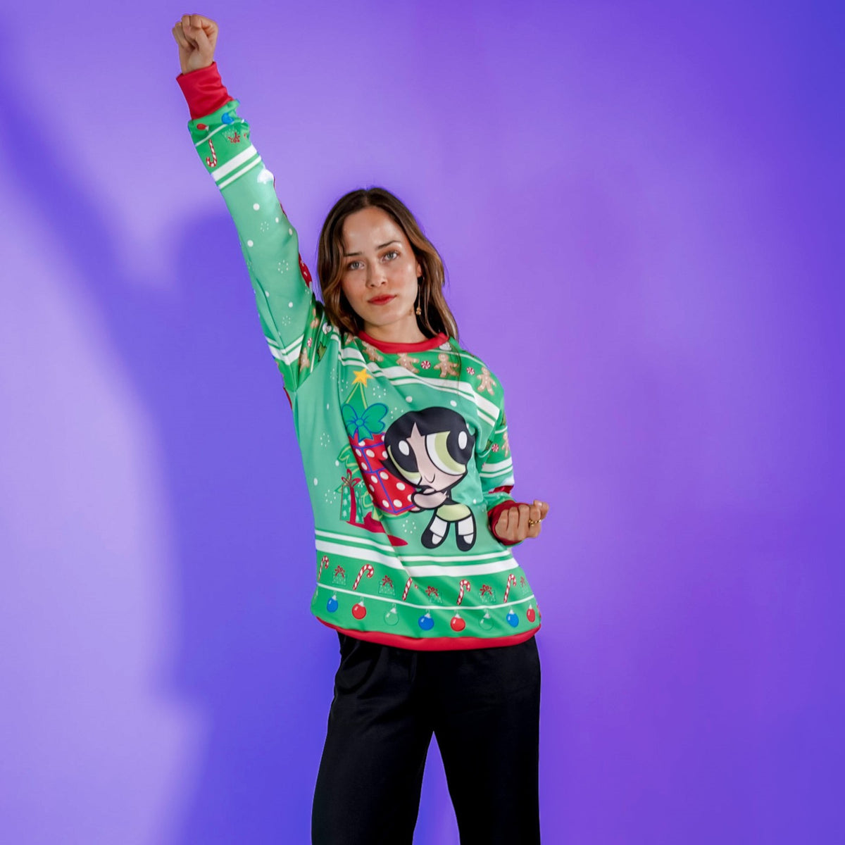 Sudadera Navideña Chicas Superpoderosas Bellota Oficial