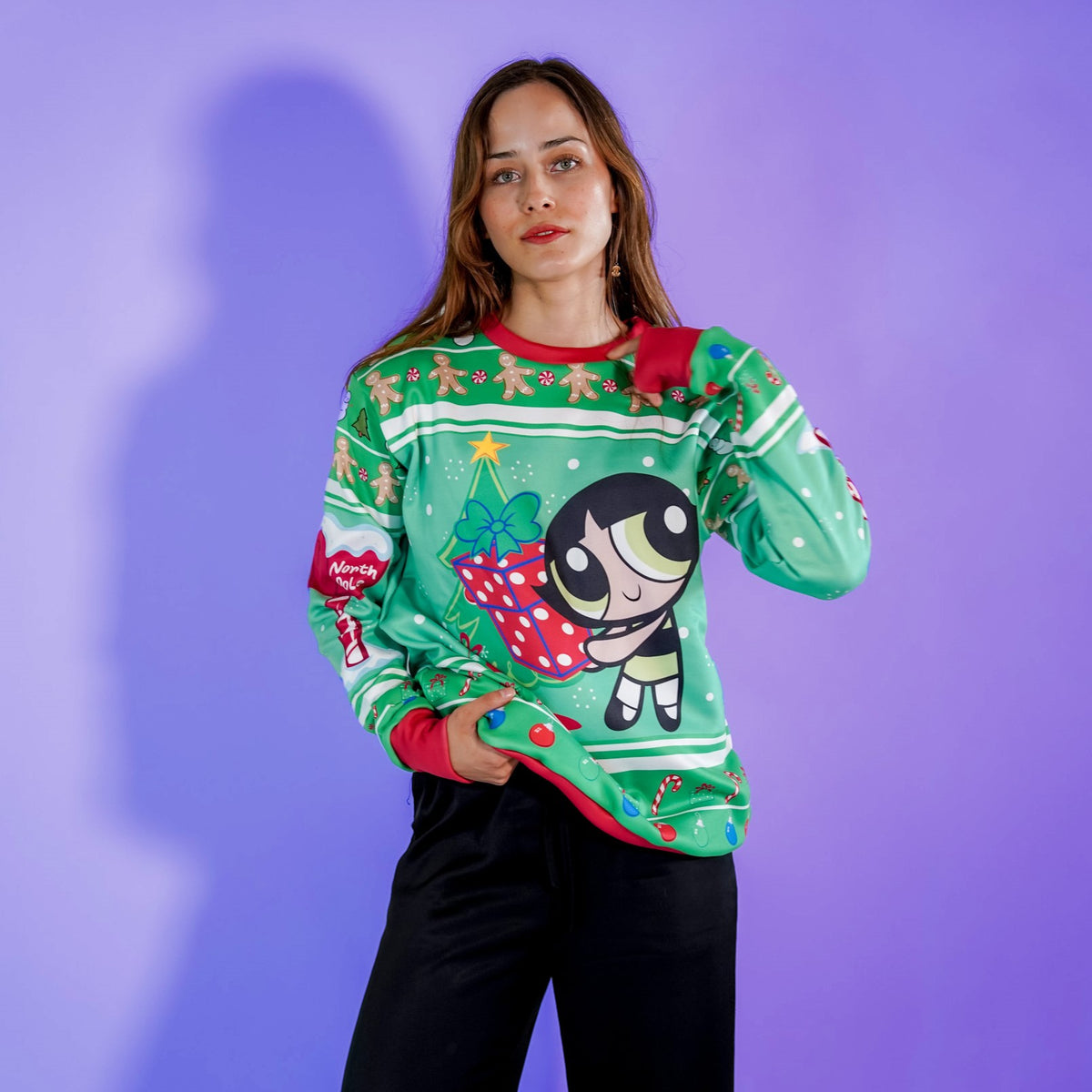 Sudadera Navideña Chicas Superpoderosas Bellota Oficial