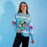 Sudadera Navideña Chicas Superpoderosas Burbuja Oficial