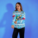 Sudadera Navideña Chicas Superpoderosas Burbuja Oficial