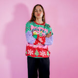 Sudadera Navideña Rugrats Santas Babies