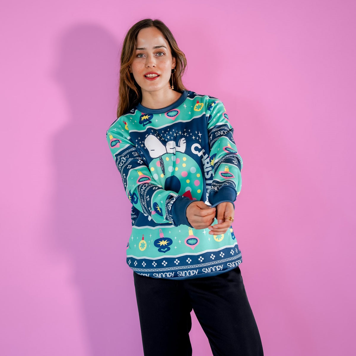 Sudadera Navideña Snoopy Merry Christmas