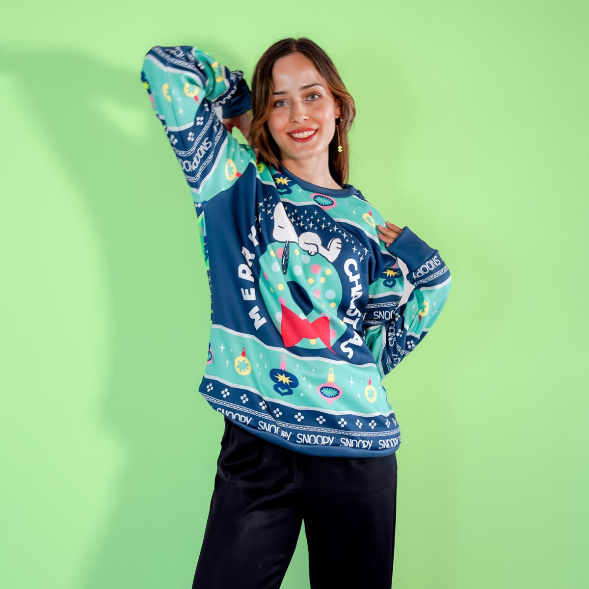 Sudadera Navideña Snoopy Merry Christmas