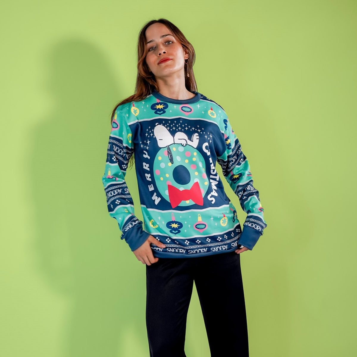 Sudadera Navideña Snoopy Merry Christmas