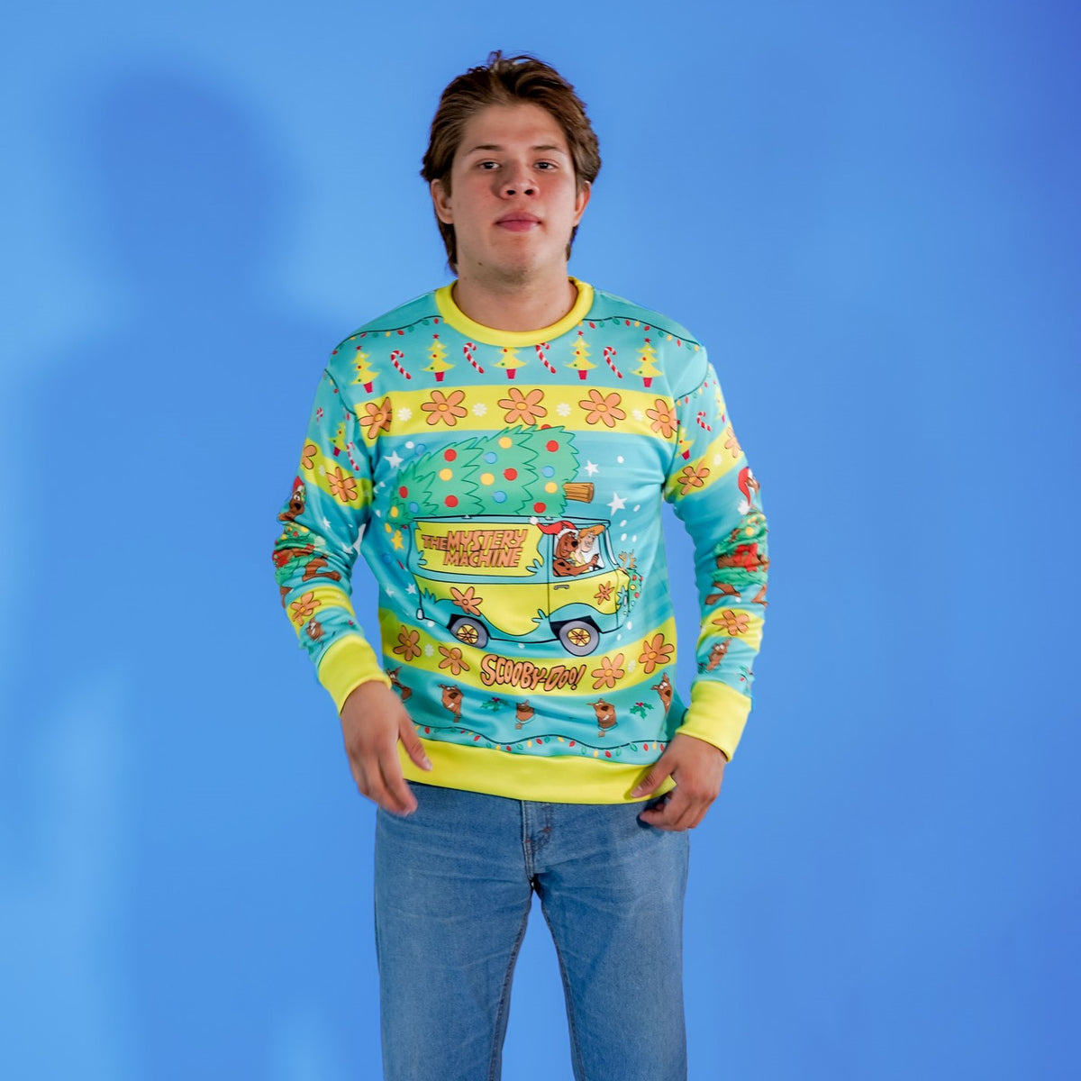 Sudadera Navideña Scooby Doo Mysterine Machine