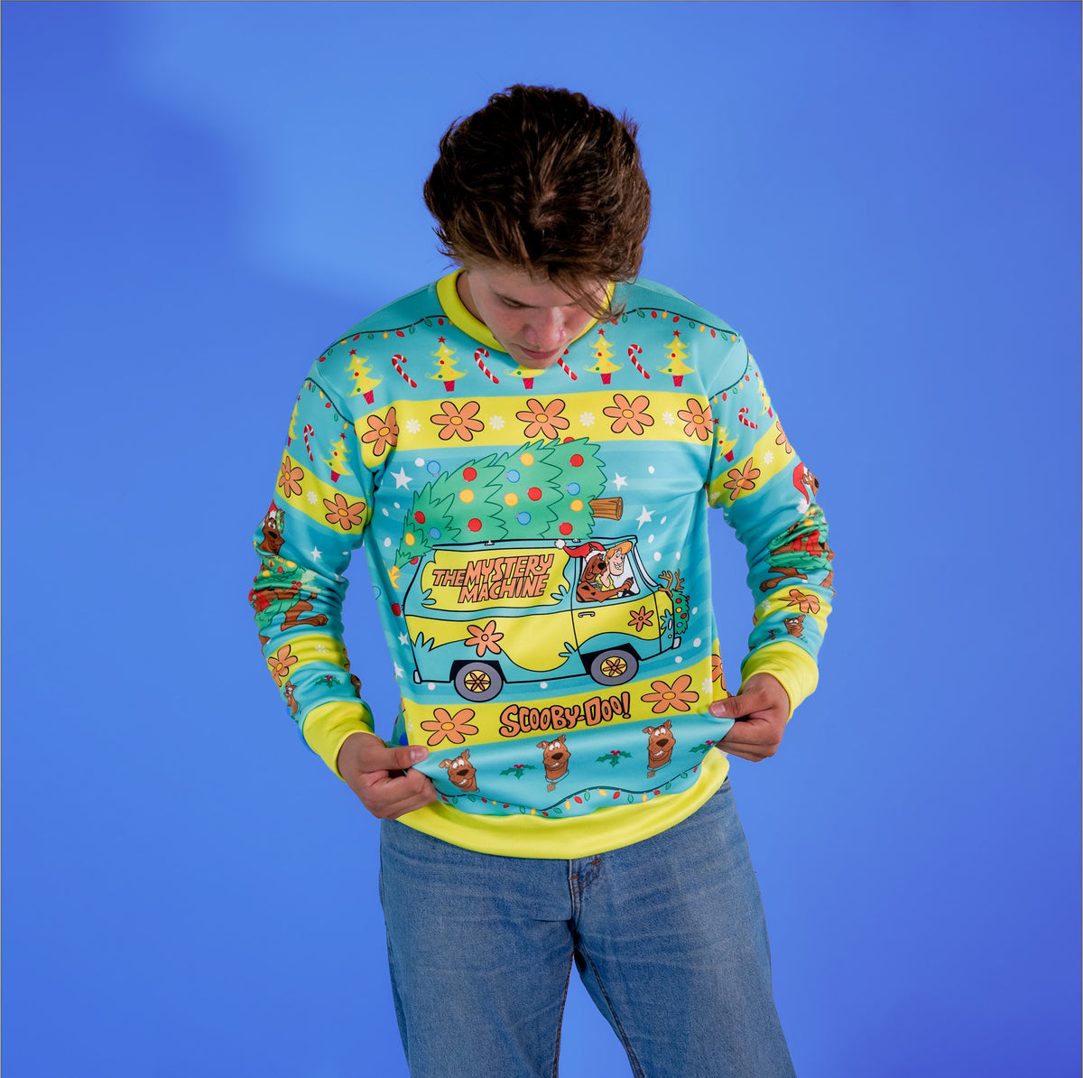 Sudadera Navideña Scooby Doo Mysterine Machine