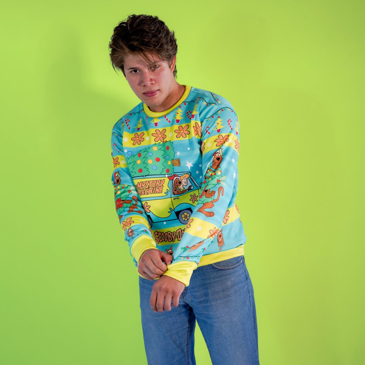 Sudadera Navideña Scooby Doo Mysterine Machine