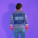 Sudadera Navideña One Piece Mugiwara Blue