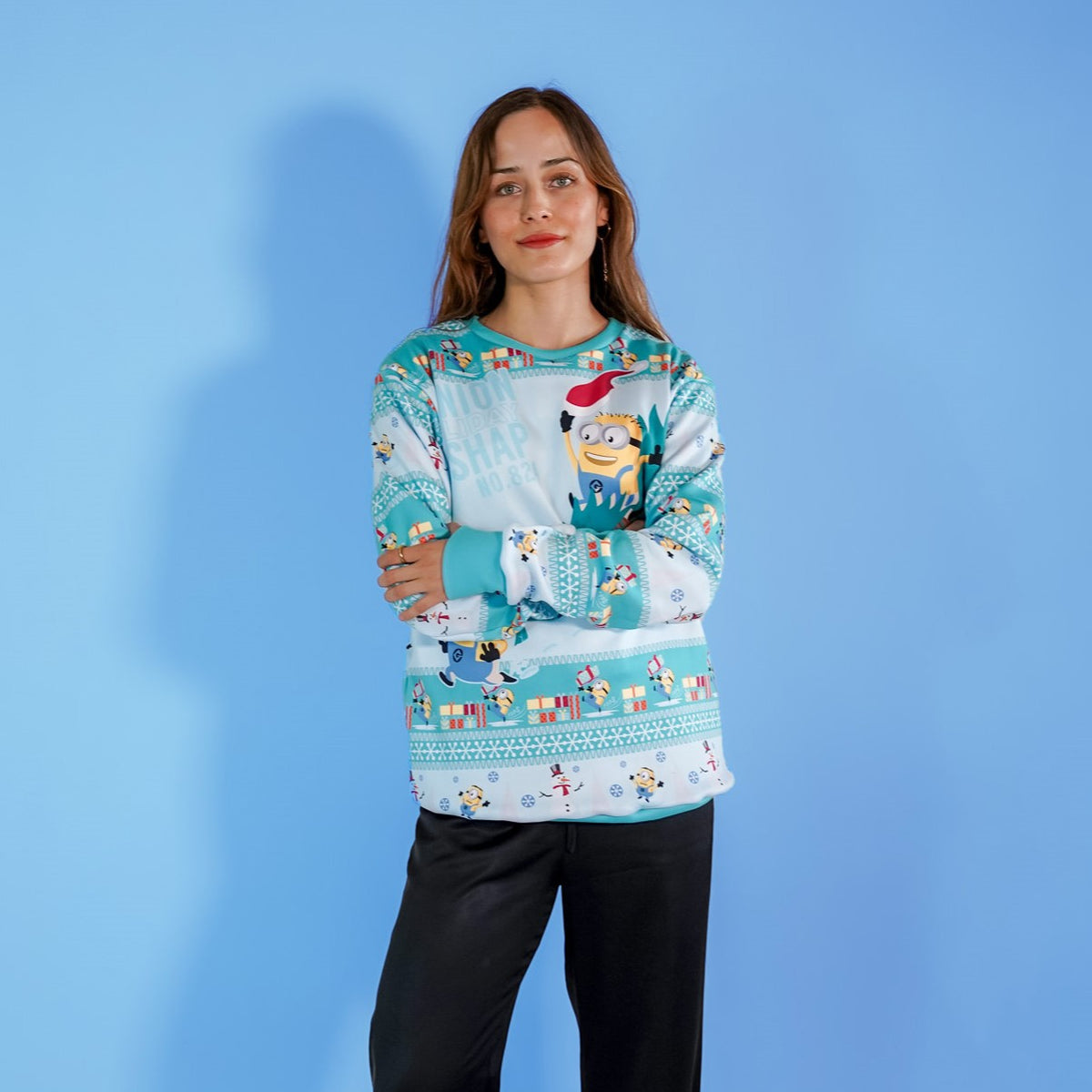 Sudadera Navideña Minions Holiday