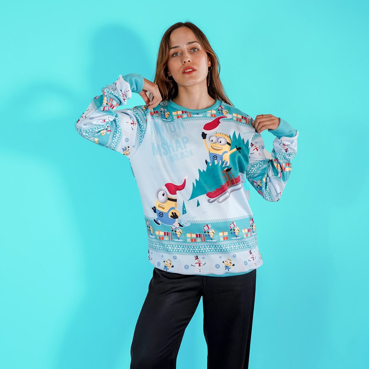 Sudadera Navideña Minions Holiday