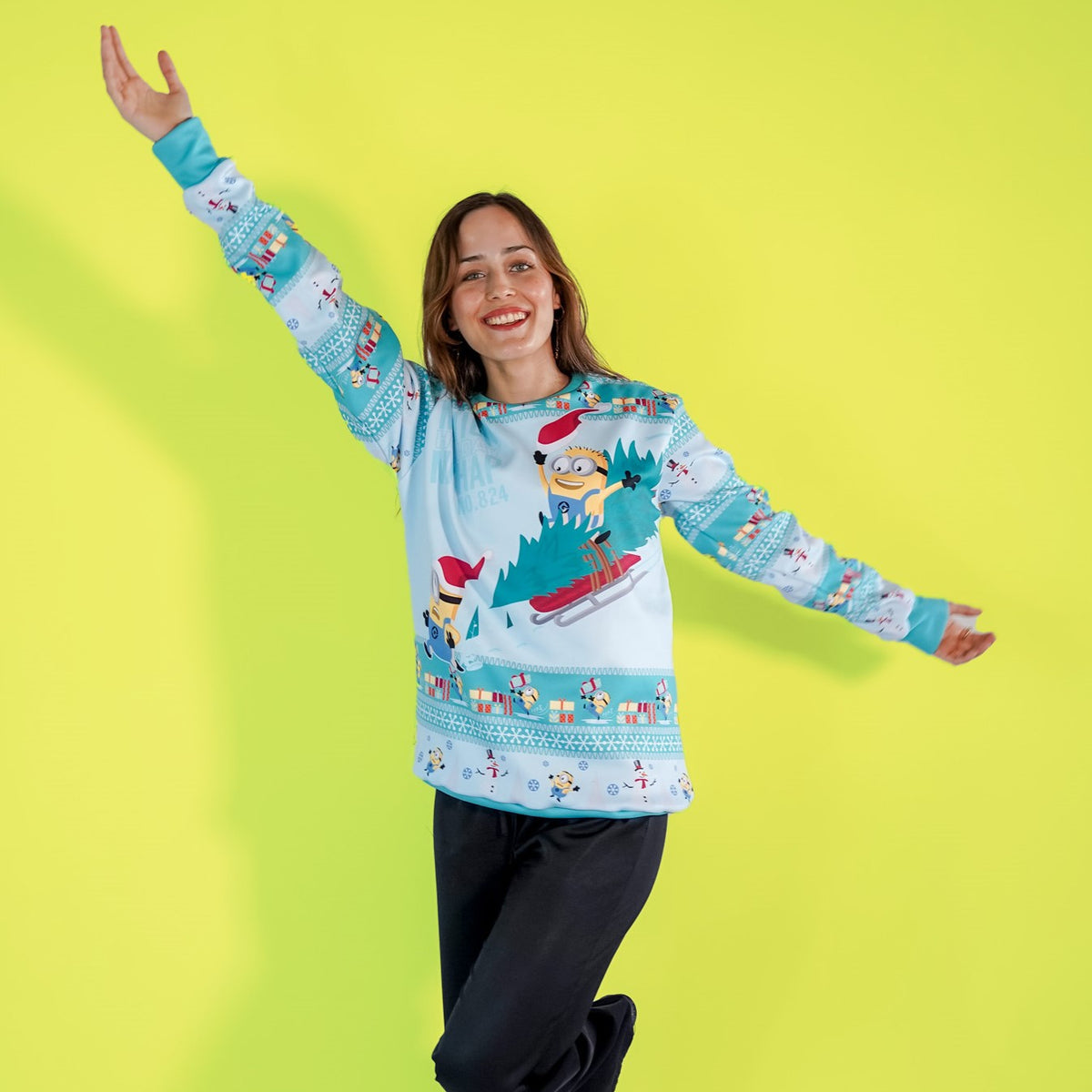 Sudadera Navideña Minions Holiday