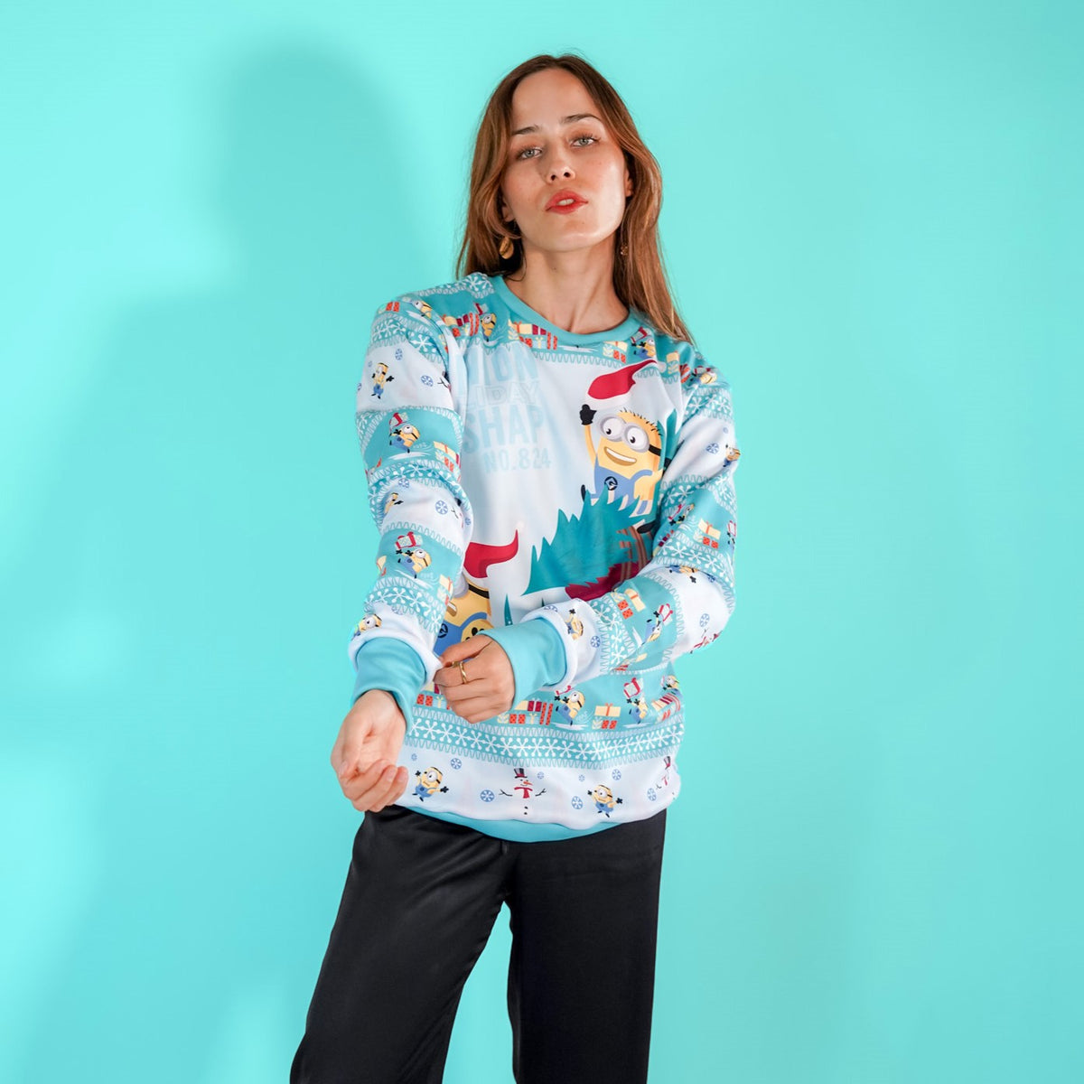 Sudadera Navideña Minions Holiday