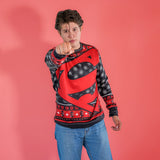 Sudadera Navideña Superman Black