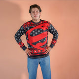 Sudadera Navideña Superman Black