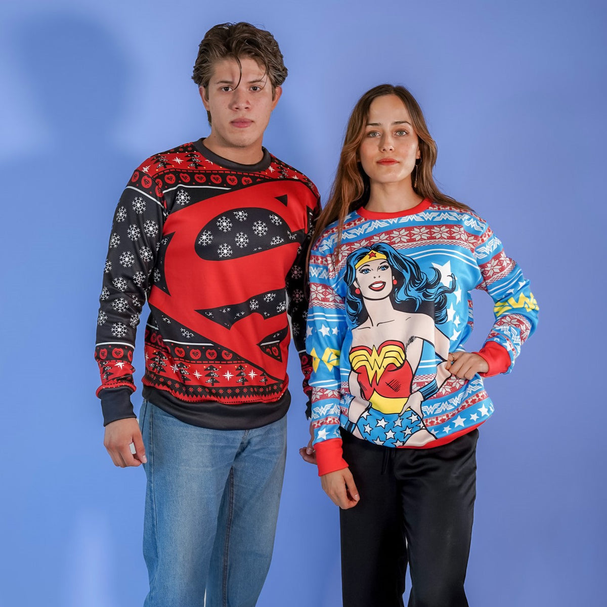 Sudadera Navideña Wonder Woman Stars