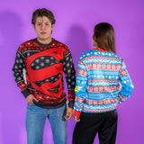 Sudadera Navideña Superman Black