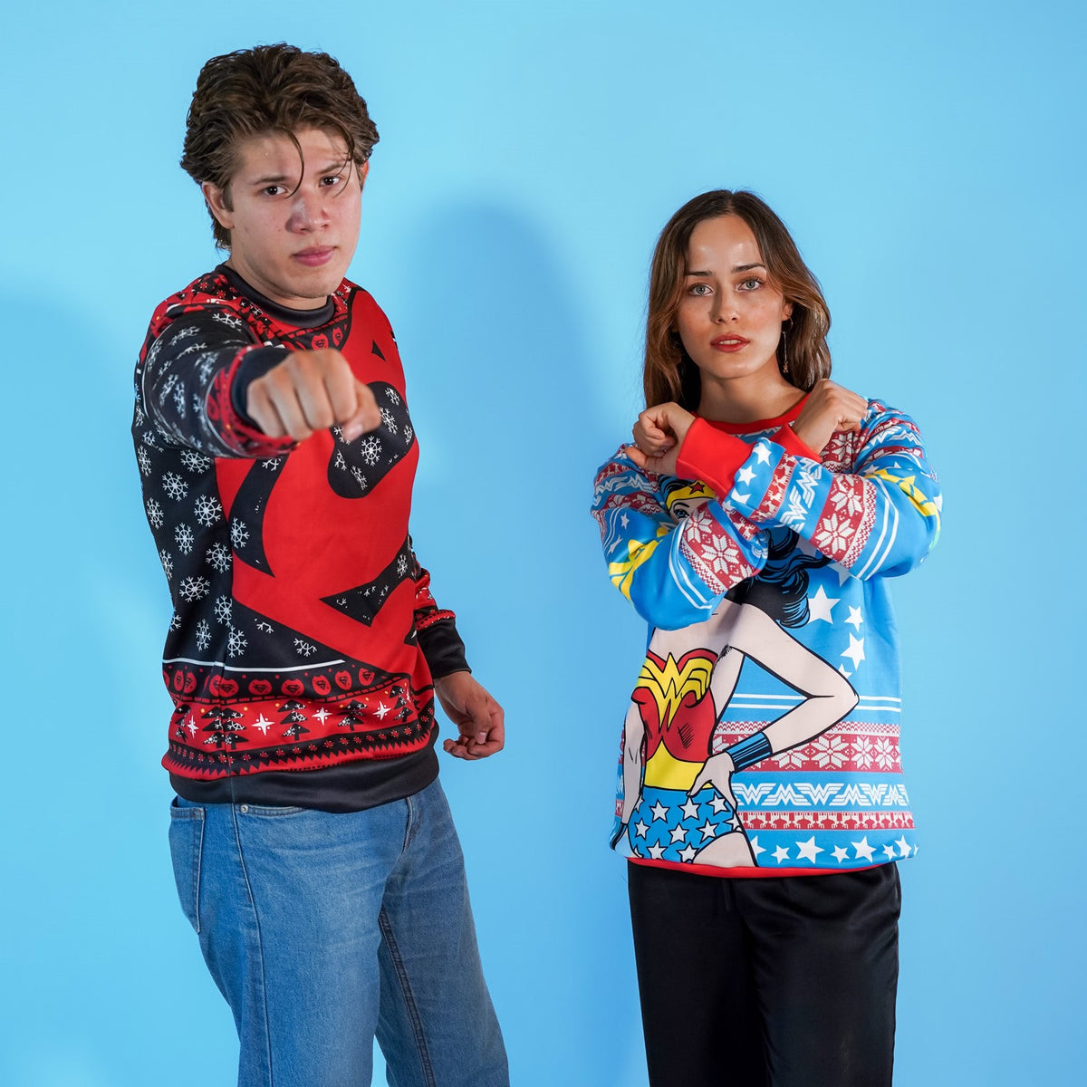 Sudadera Navideña Wonder Woman Stars