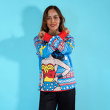 Sudadera Navideña Wonder Woman Stars