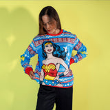 Sudadera Navideña Wonder Woman Stars