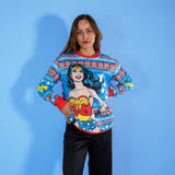 Sudadera Navideña Wonder Woman Stars