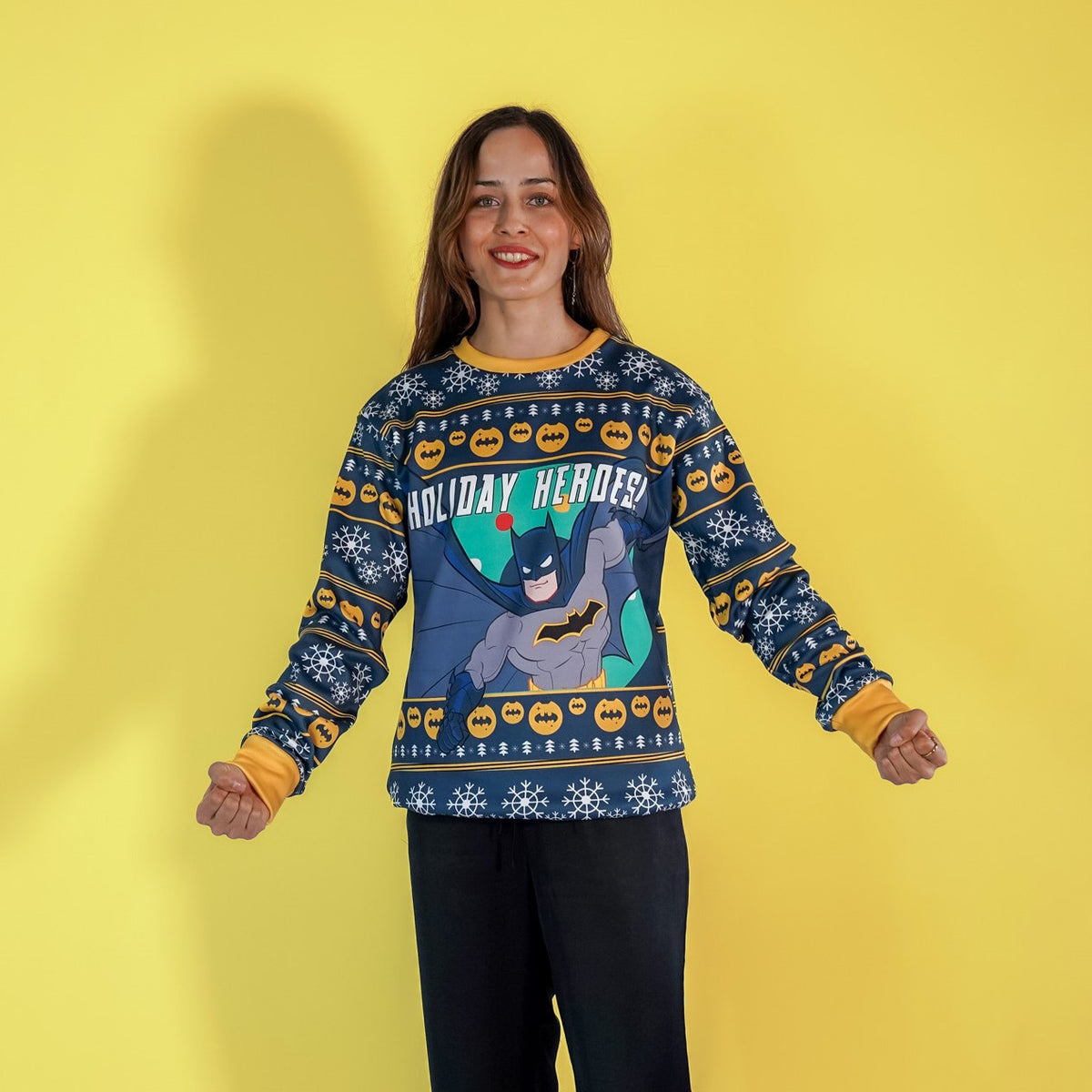 Sudadera Navideña Batman Holiday Heroes