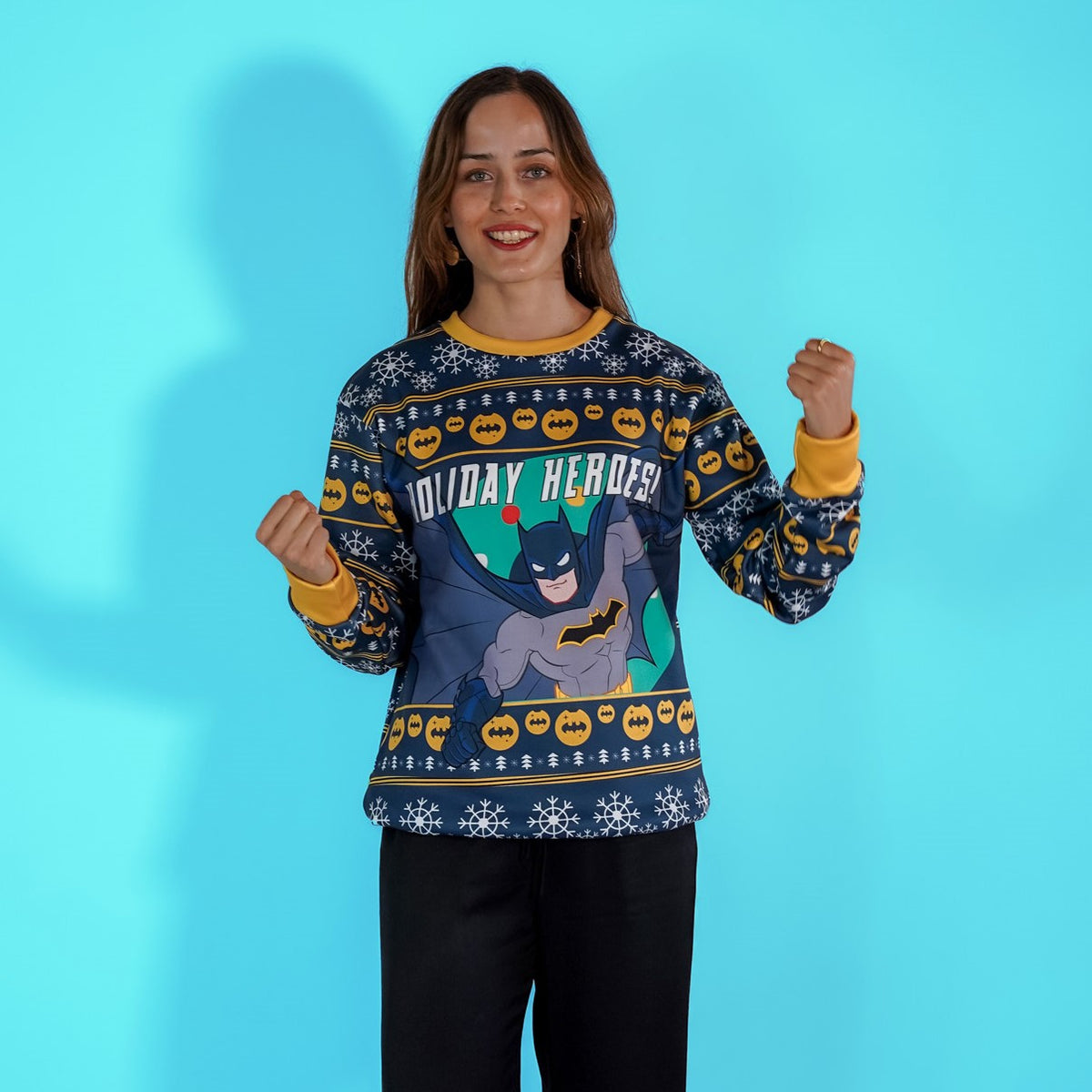 Sudadera Navideña Batman Holiday Heroes