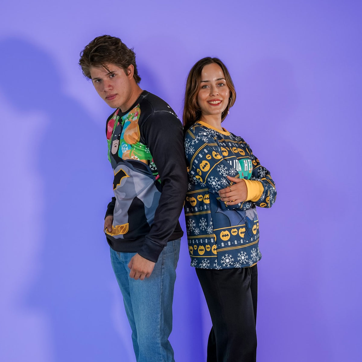 Sudadera Navideña Batman Holiday Heroes