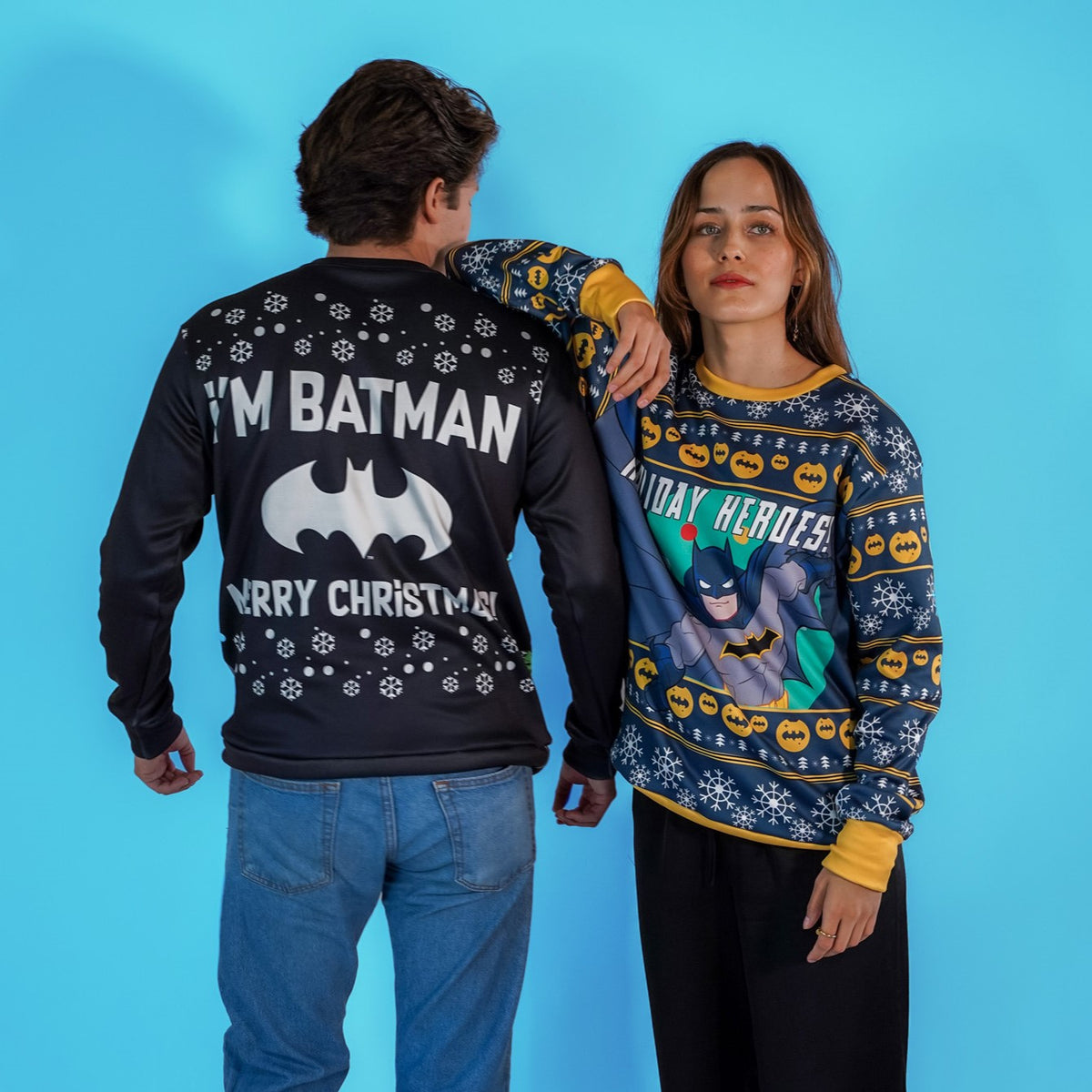 Sudadera Navideña Batman Holiday Heroes