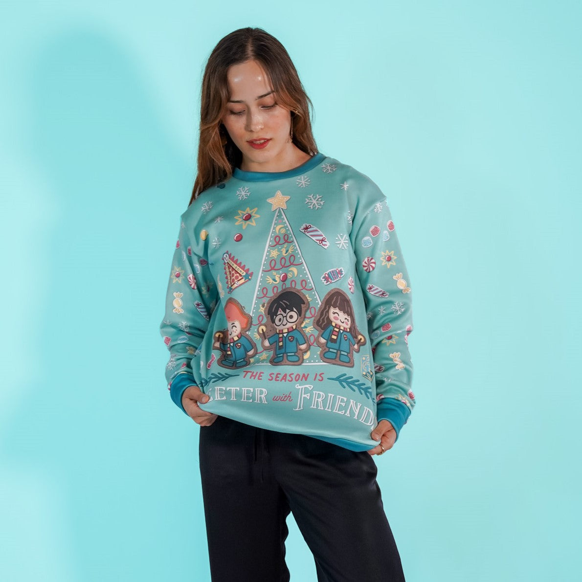 Sudadera Navideña Harry Potter Sweeter Friends