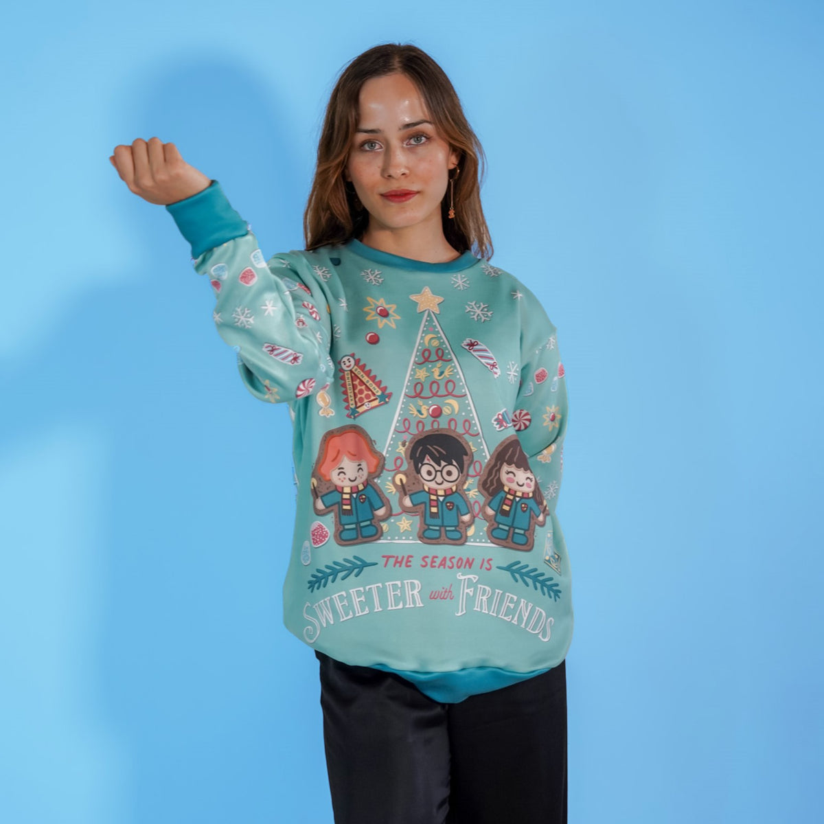 Sudadera Navideña Harry Potter Sweeter Friends