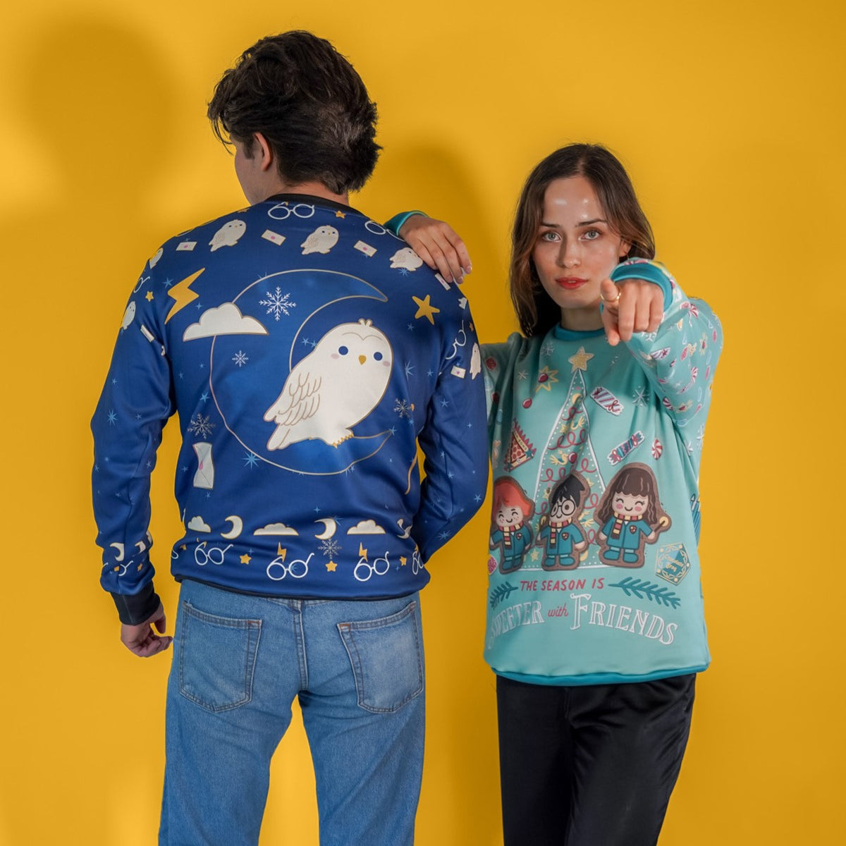 Sudadera Navideña Harry Potter Sweeter Friends