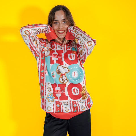 Sudadera Navideña Snoopy Galleta de Jengibre