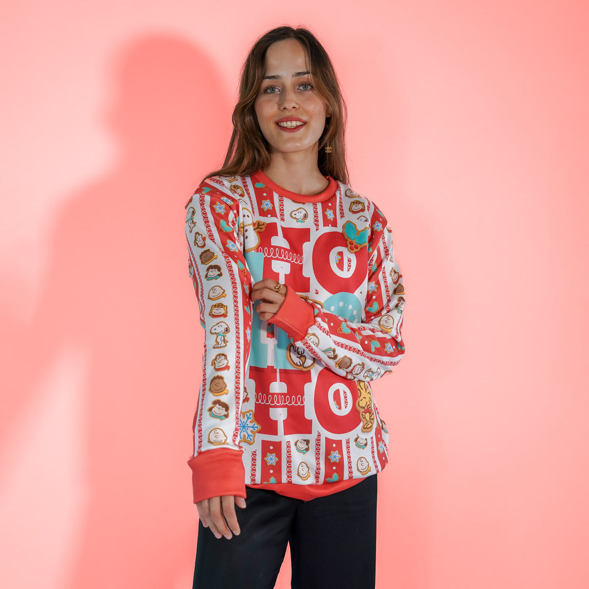 Sudadera Navideña Snoopy Galleta de Jengibre