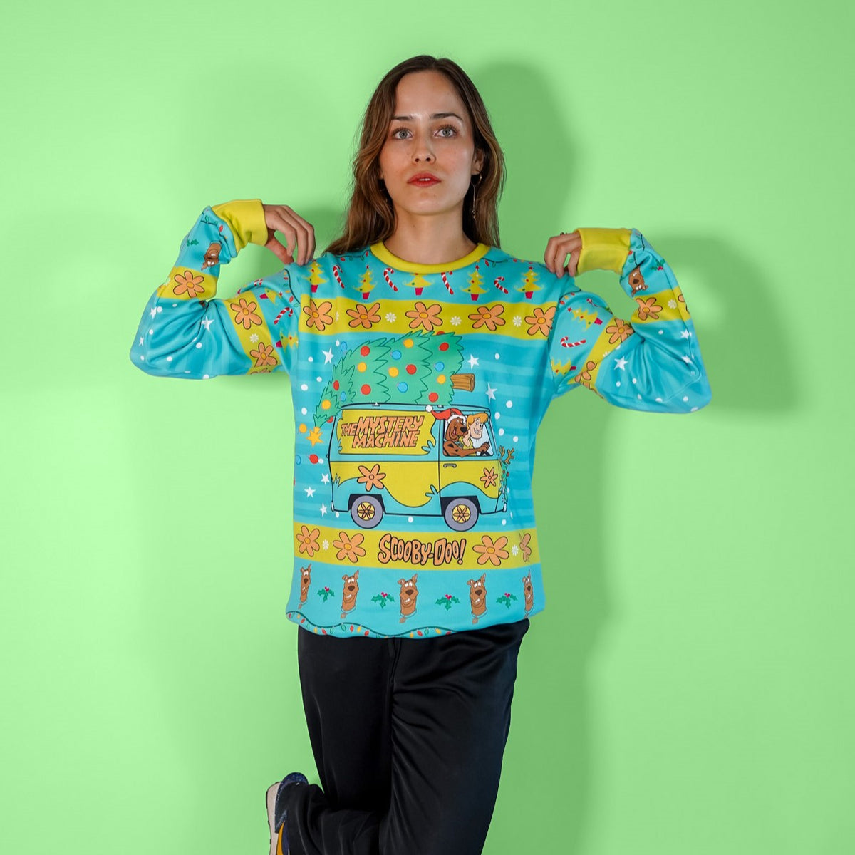Sudadera Navideña Scooby Doo Mysterine Machine