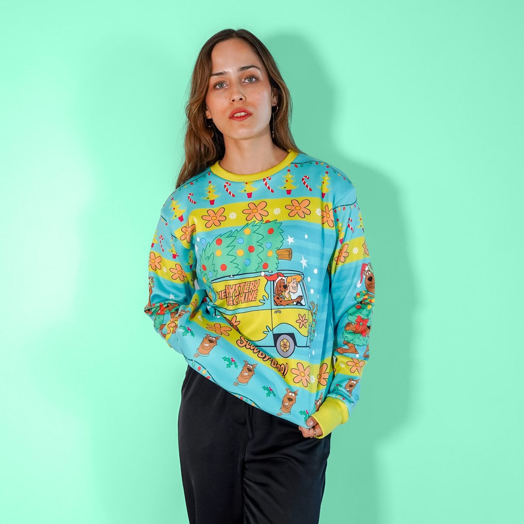 Sudadera Navideña Scooby Doo Mysterine Machine