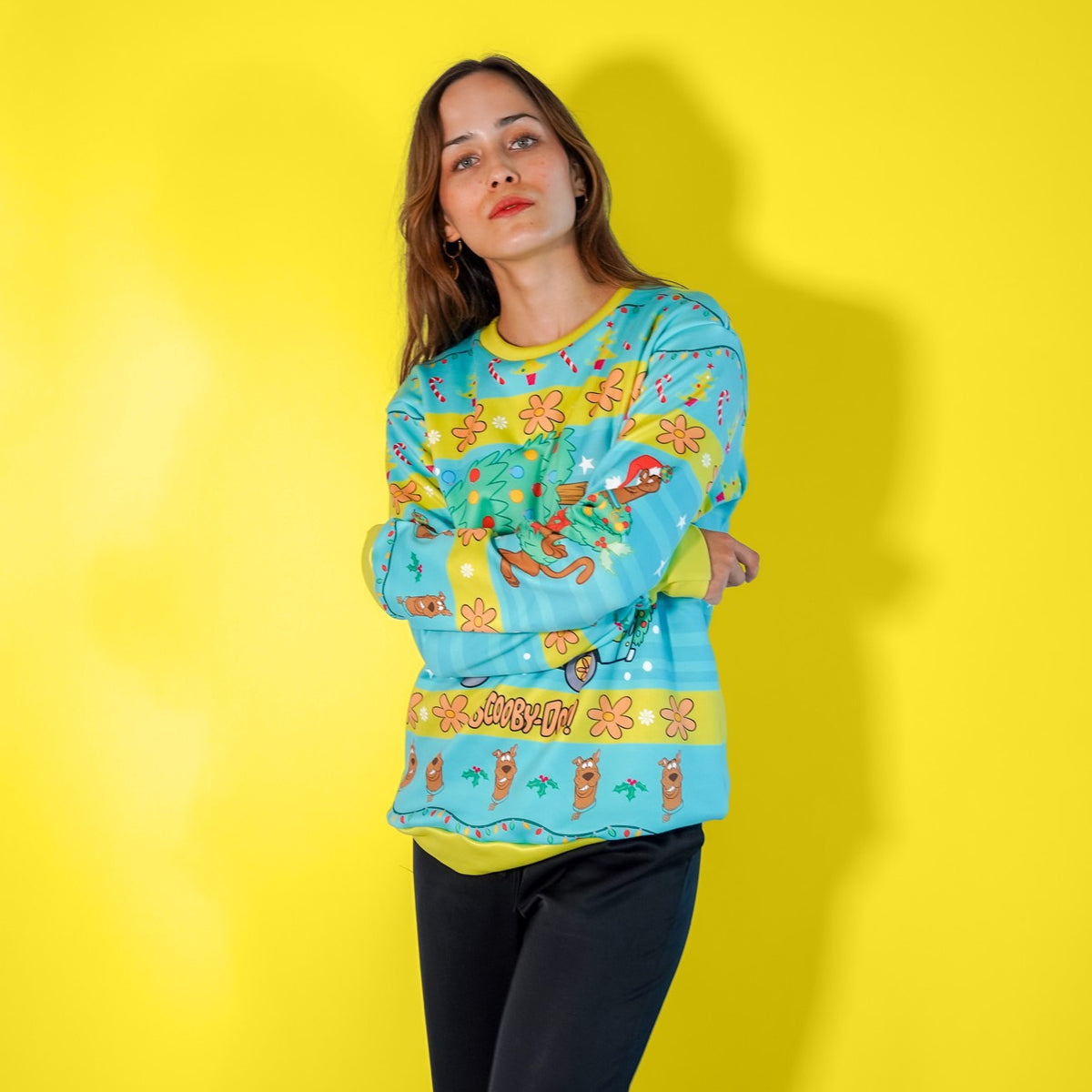 Sudadera Navideña Scooby Doo Mysterine Machine