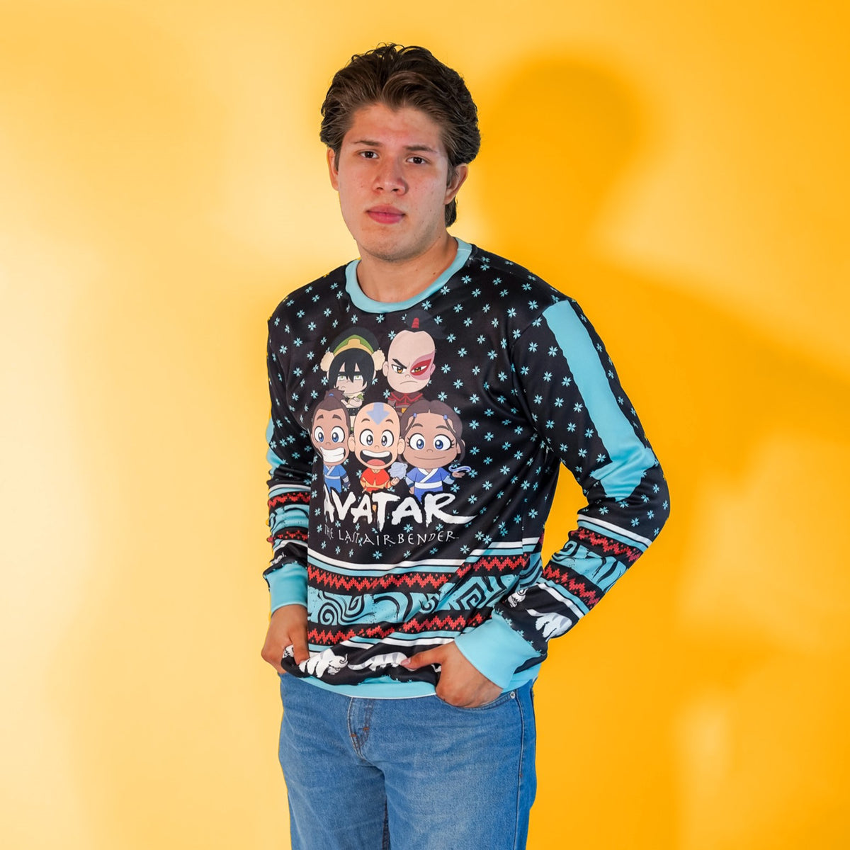 Sudadera Navideña Avatar Elementos