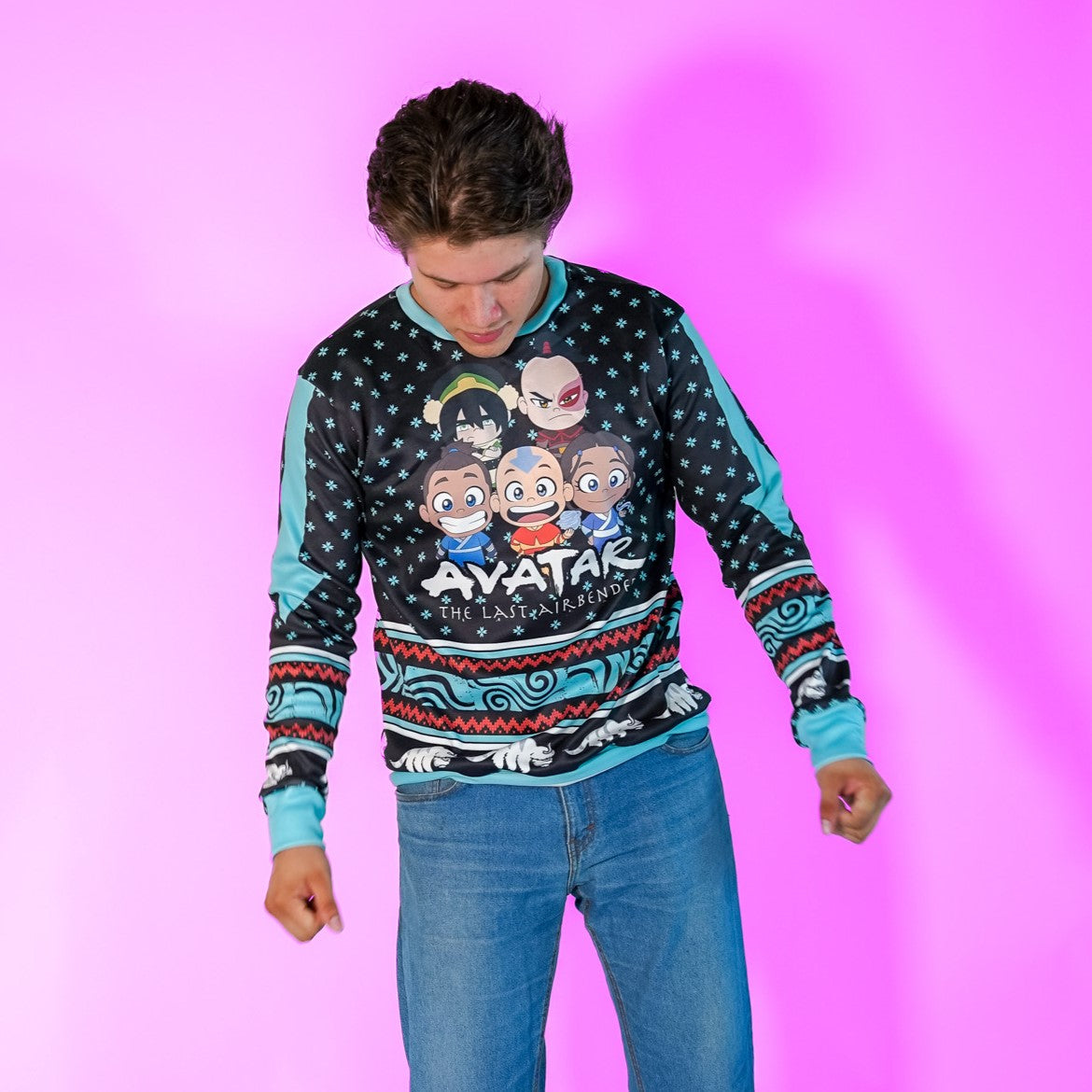 Sudadera Navideña Avatar Elementos