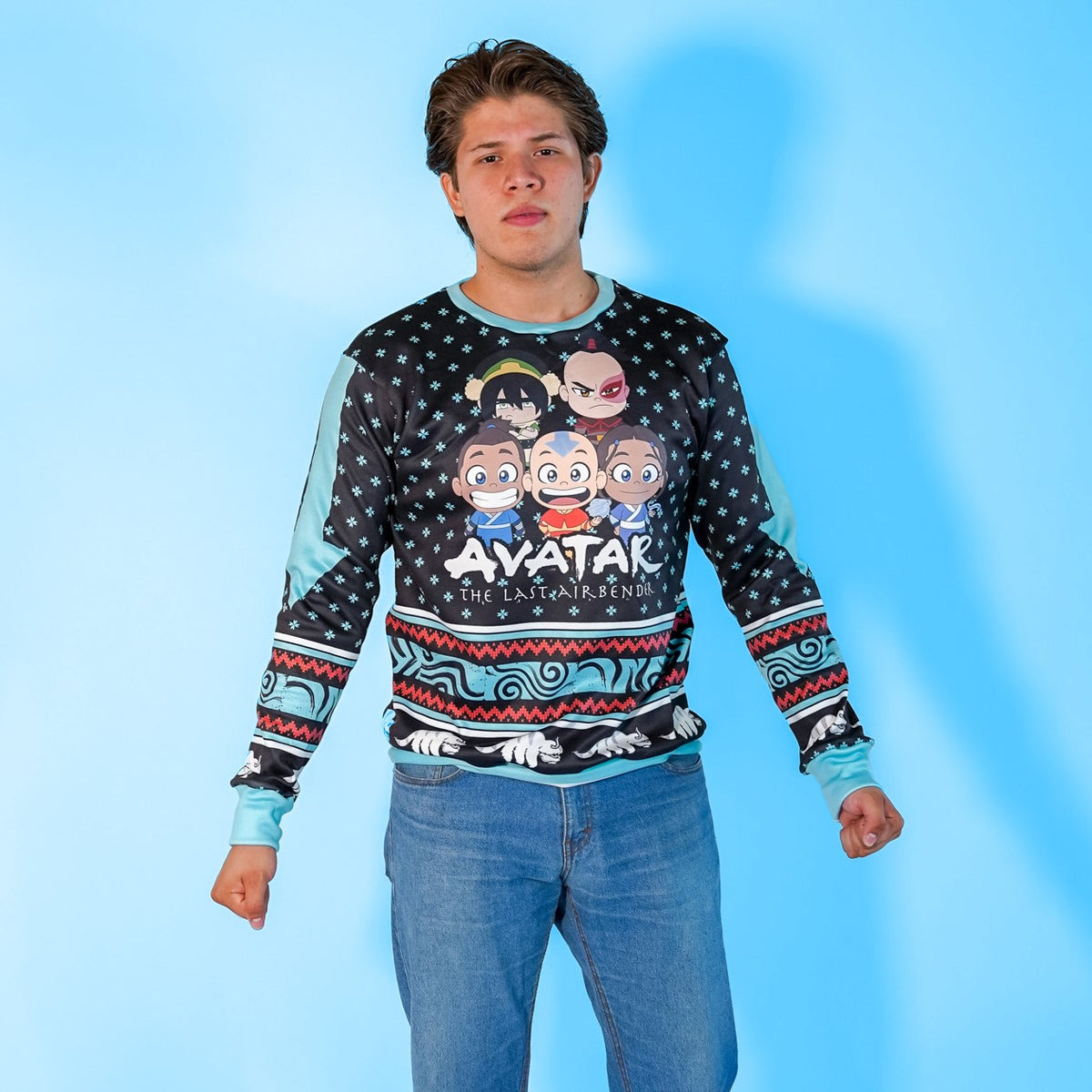 Sudadera Navideña Avatar Elementos