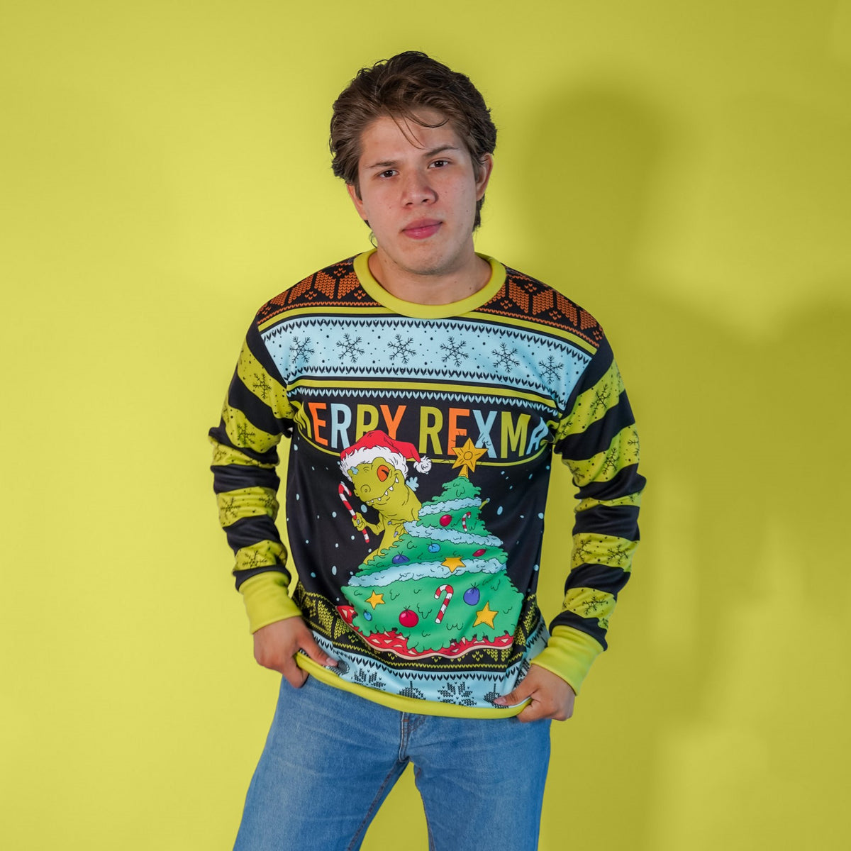 Sudaderas Navideña Reptar Merry Rexmas