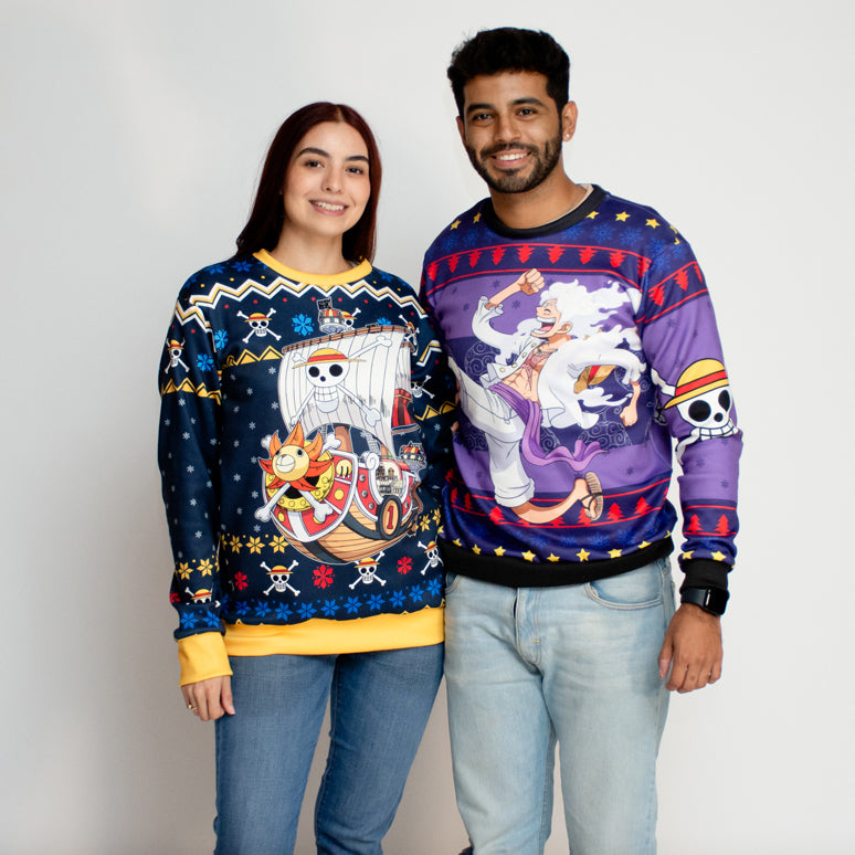 Sudadera Navideña Luffy Gear Five