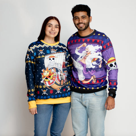 Sudadera Navideña Luffy Gear Five