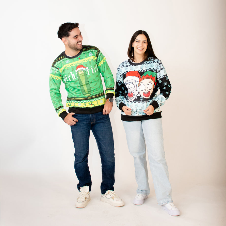 Navideño Pickle Rick Oficial