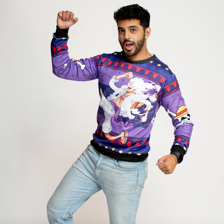 Sudadera Navideña Luffy Gear Five