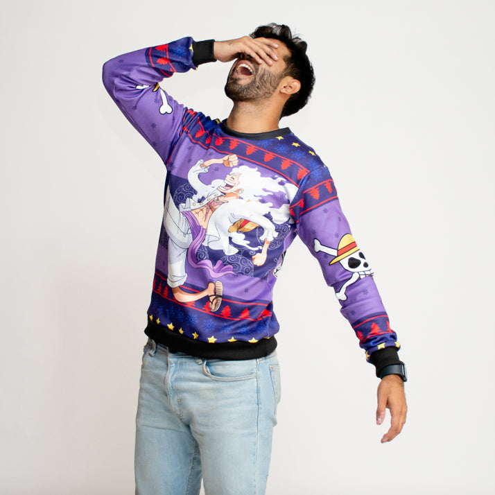 Sudadera Navideña Luffy Gear Five