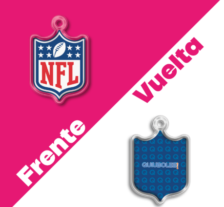 Charm Acrílico NFL