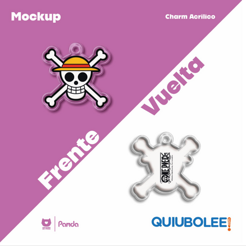 Charm Acrílico One Piece
