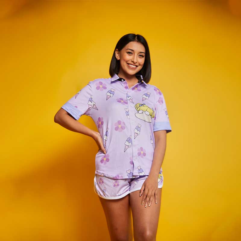 Conjunto Camisa Pijama Angelica Ice Cream