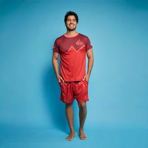 Playera Pijama Avatar Nación Del Fuego