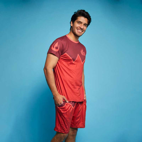 Playera Pijama Avatar Nación Del Fuego